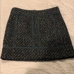 J. Crew tweed miniskirt with back zip